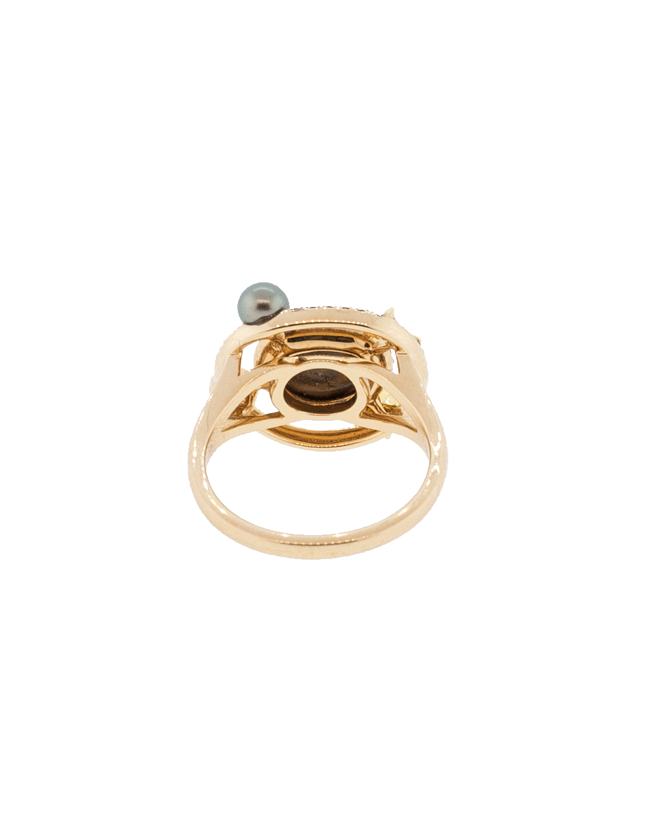 BIBI VAN DER VELDEN-Small Galaxy Ring-YELLOW GOLD