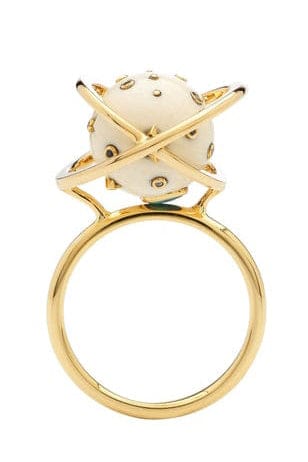 BIBI VAN DER VELDEN-Galaxy Spinning Ring-YELLOW GOLD
