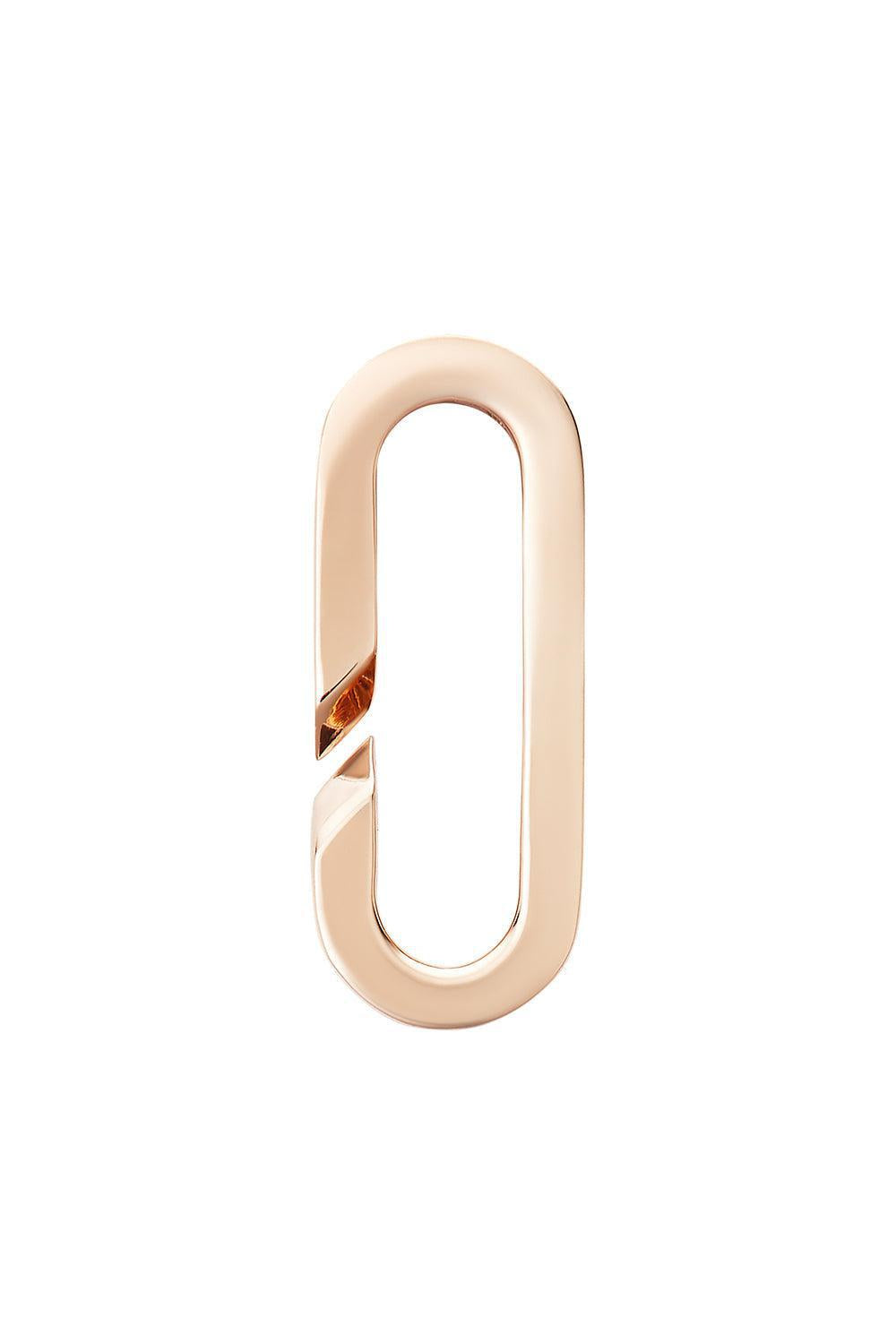 Small Open Link Paperclip Pendant-ROSE GOLD-JEWELRYFINE JEWELPENDANT-BIZZOTTO