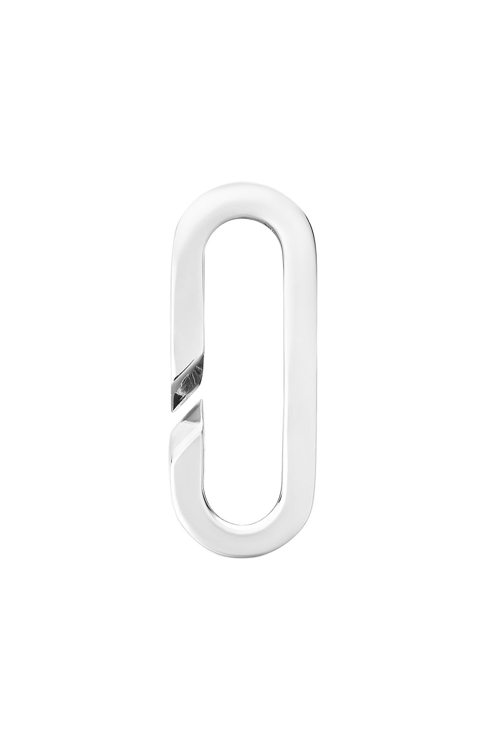 Open Link Paperclip Pendant-WHITE GOLD-JEWELRYFINE JEWELPENDANT-BIZZOTTO