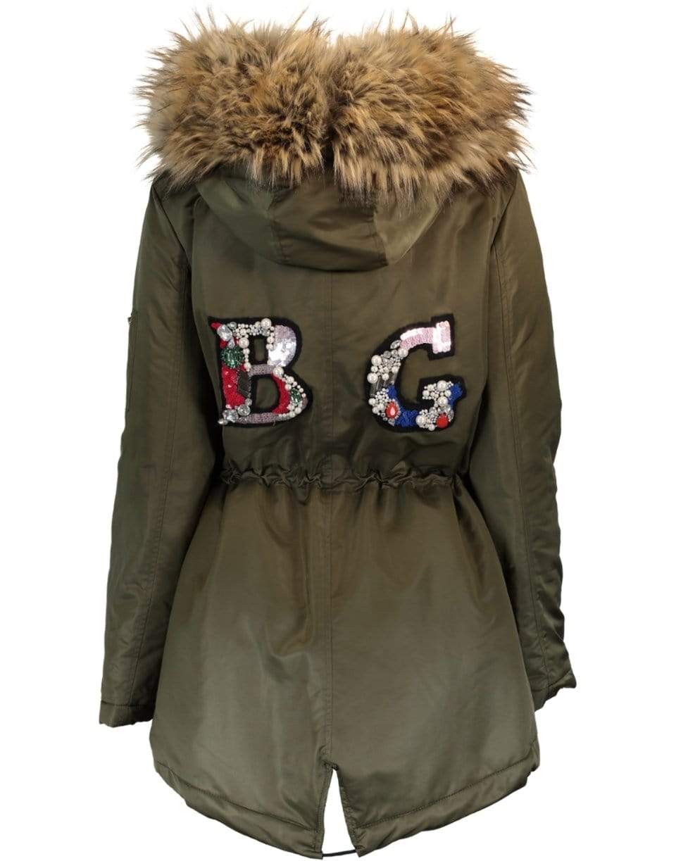 BLUGIRL-Cargo Coat-GREEN