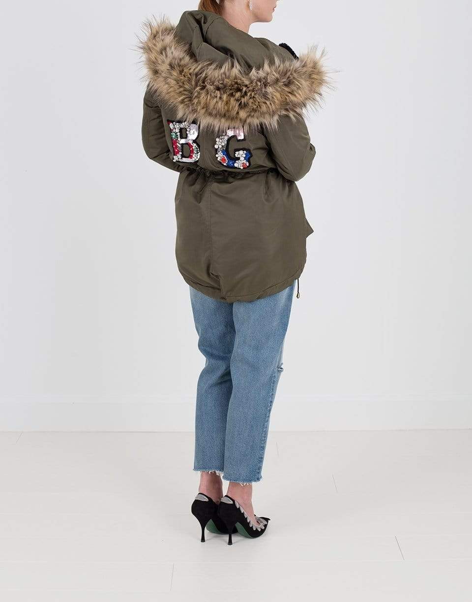 BLUGIRL-Cargo Coat-GREEN