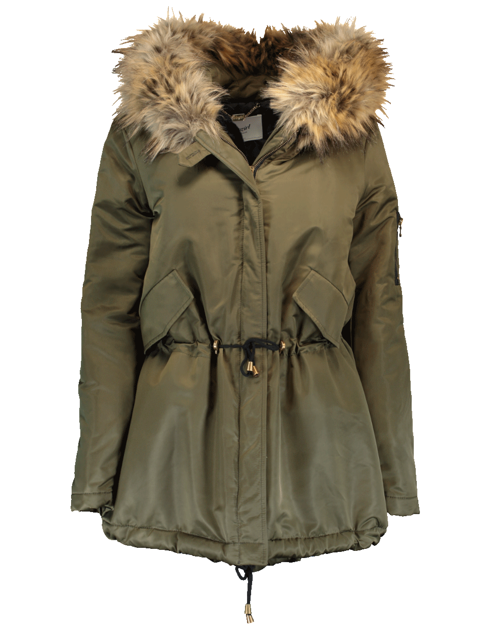 BLUGIRL-Cargo Coat-GREEN