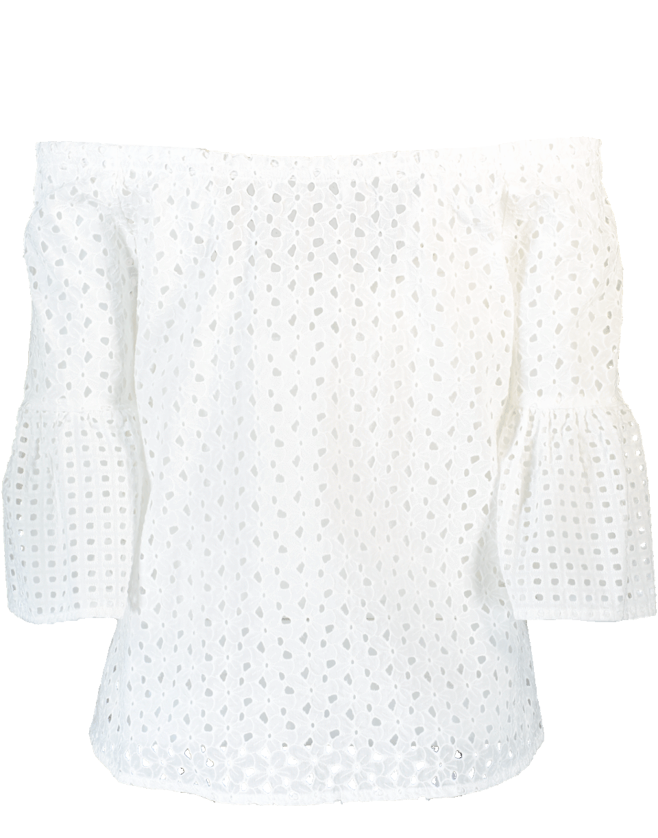 BLUGIRL-Off Shoulder Lace Top-