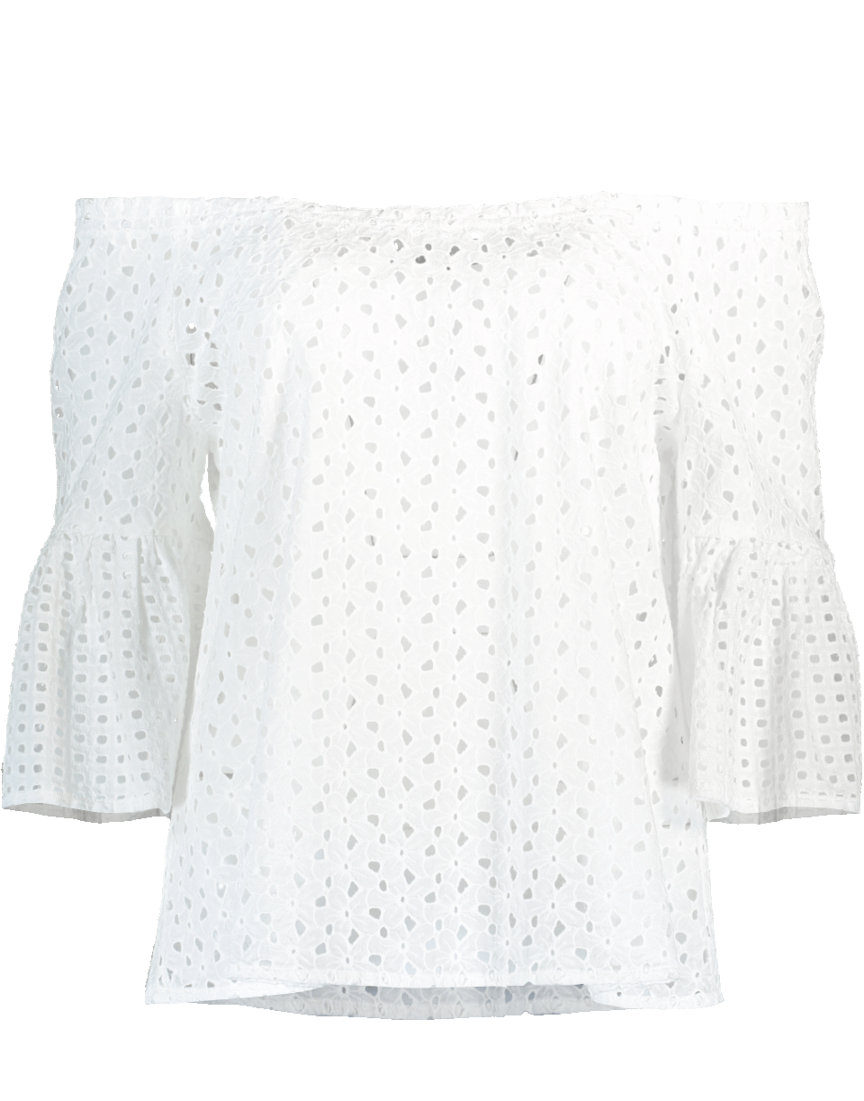 BLUGIRL-Off Shoulder Lace Top-