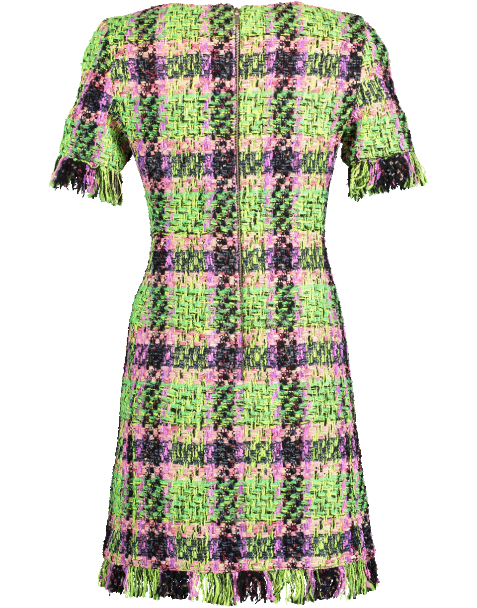 BLUMARINE-Tweed Pencil Dress-