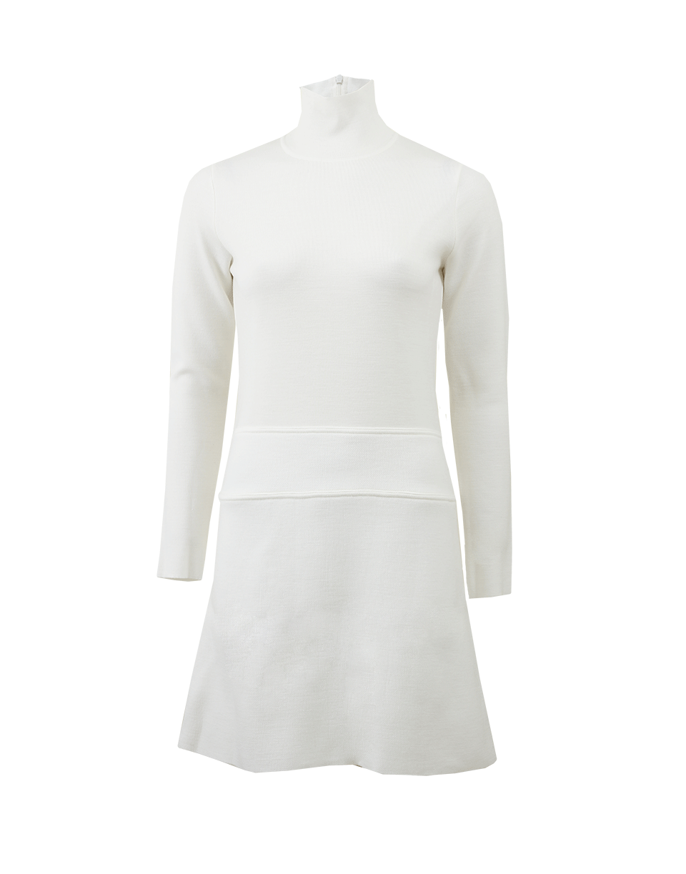BLUMARINE-Turtleneck Sweater Dress-