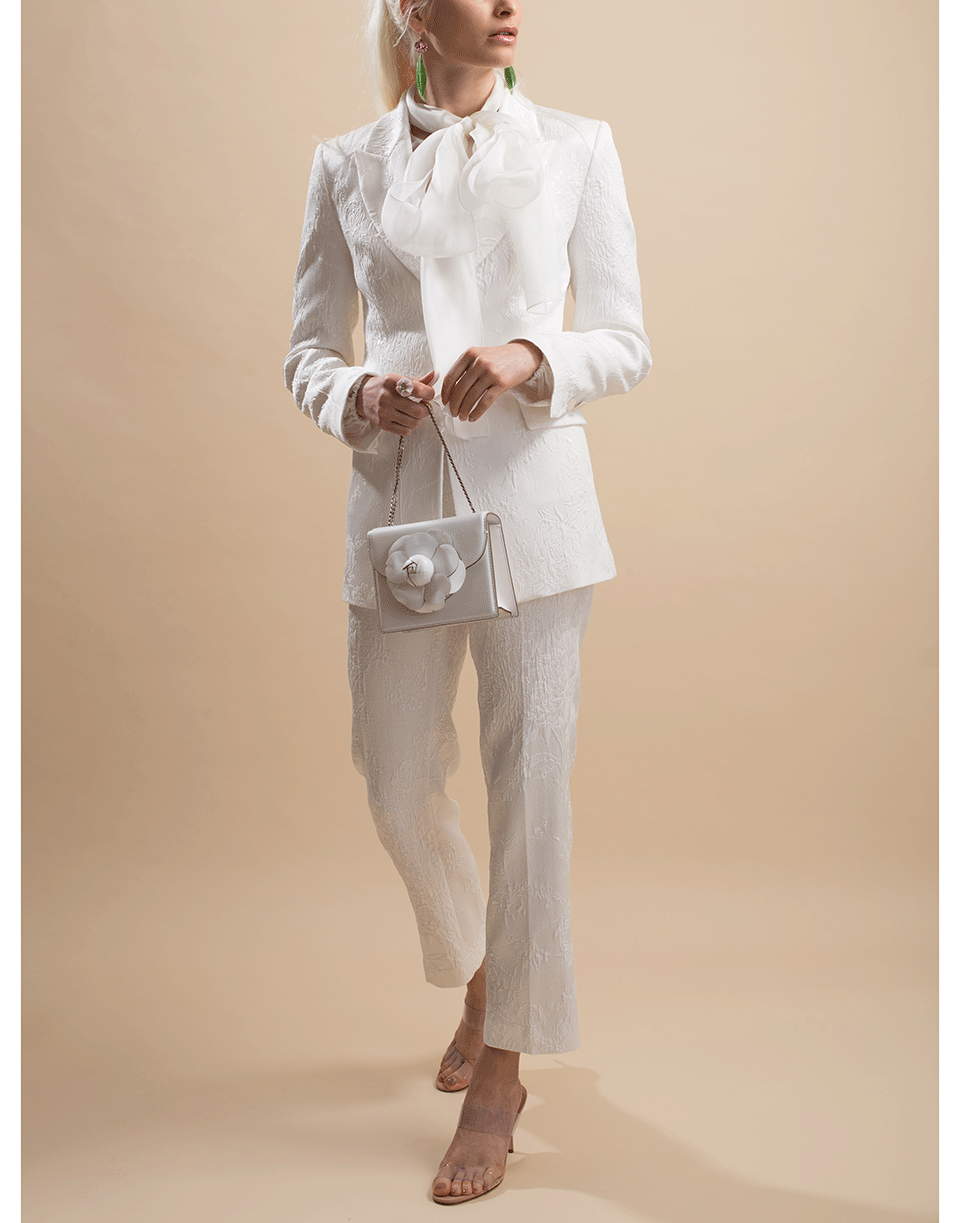 BLUMARINE-White Blazer-