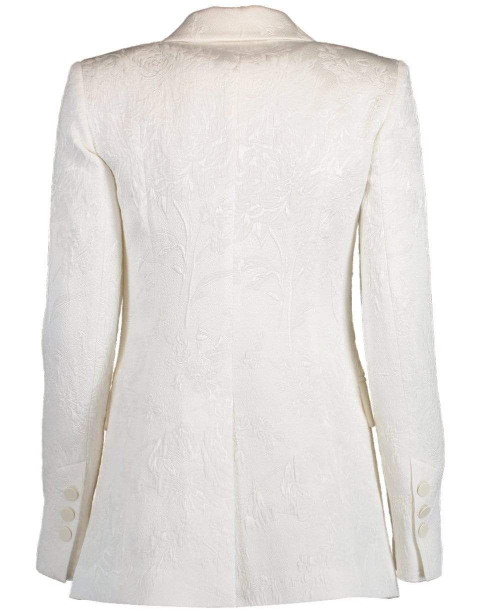 BLUMARINE-White Blazer-