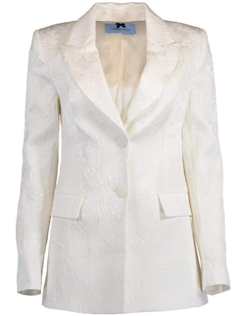 BLUMARINE-White Blazer-