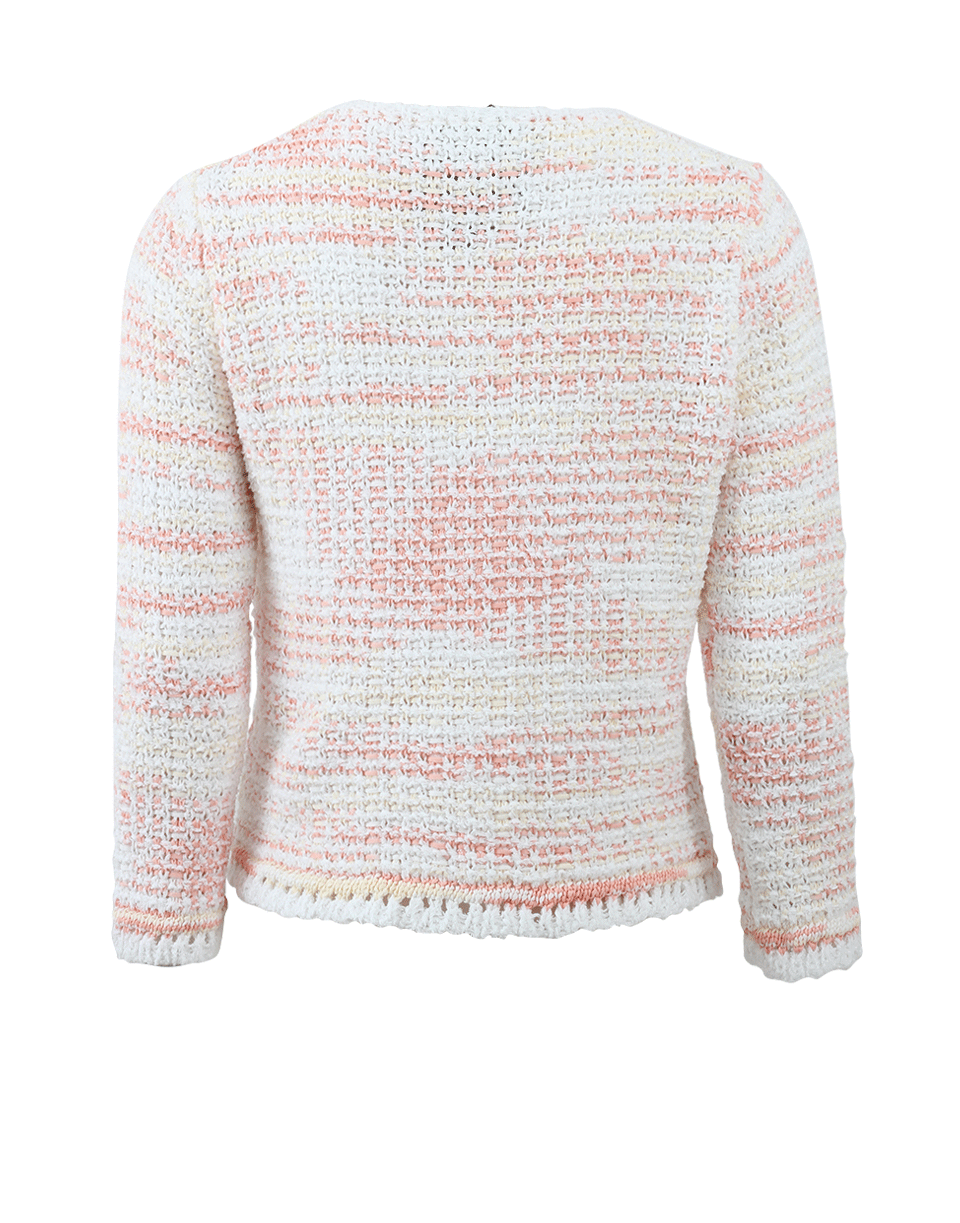 BLUMARINE-Short Tweed Jacket-