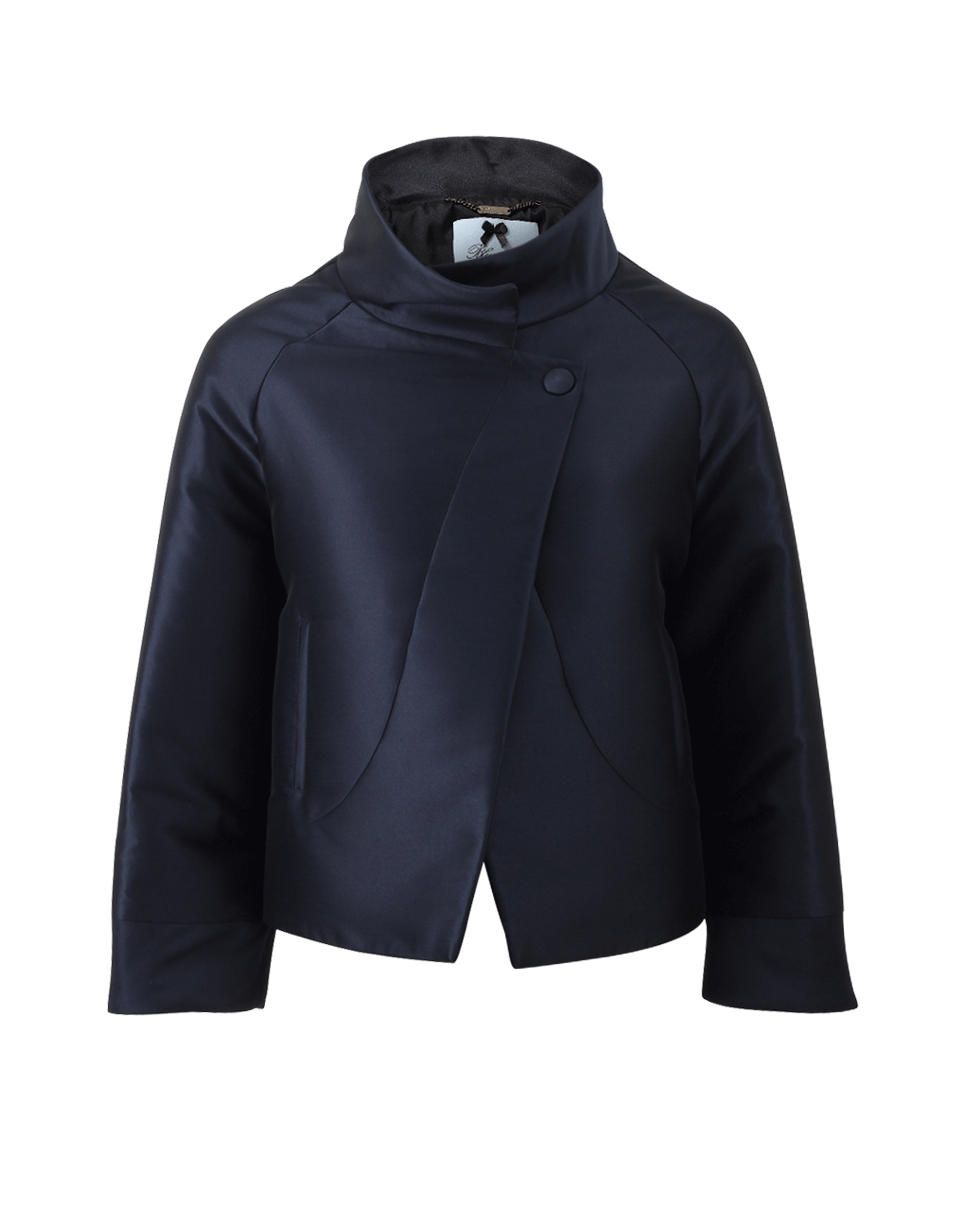 BLUMARINE-Cropped Padded Jacket-