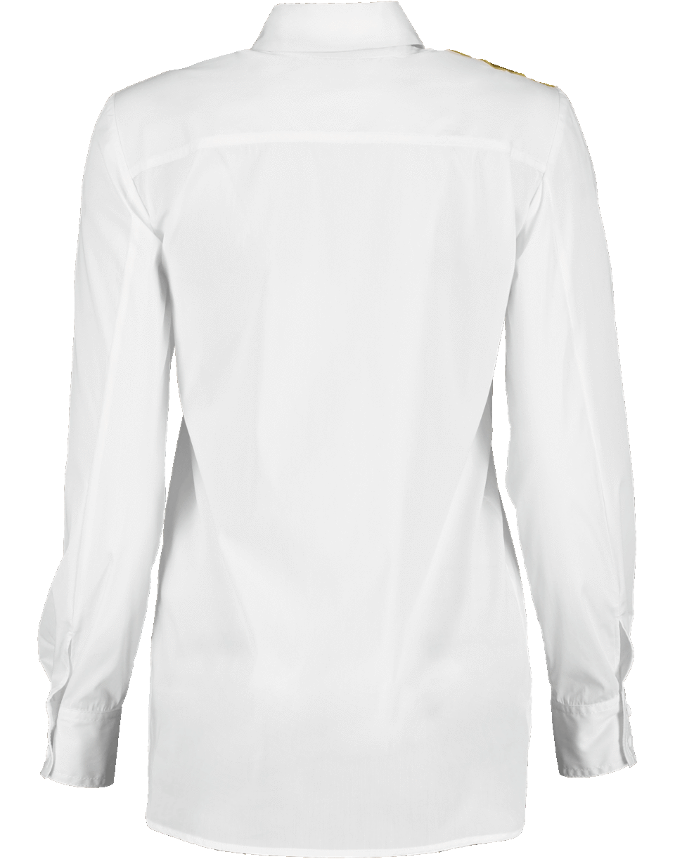 BLUMARINE-Monstera Embroidered Blouse-