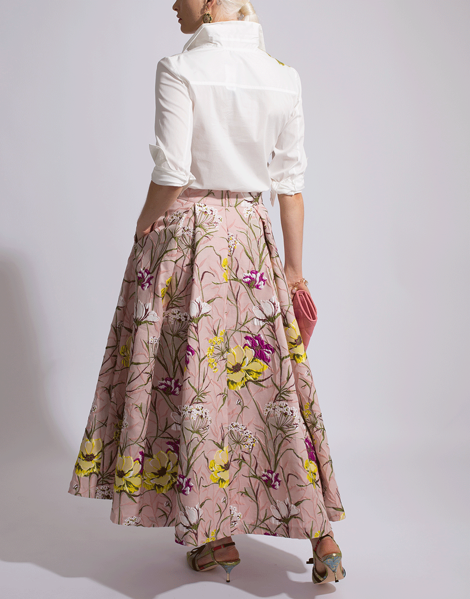 BLUMARINE-Monstera Embroidered Blouse-