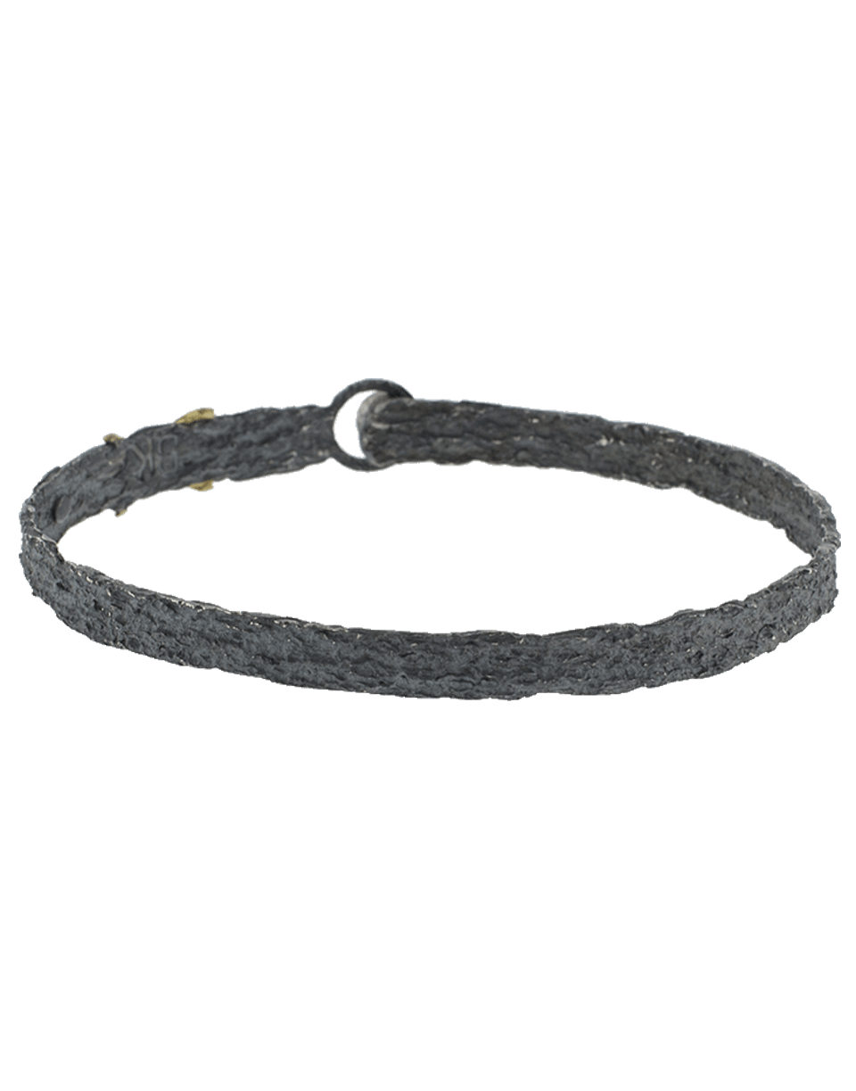 BOAZ KASHI-Gold X Detail Bangle-SILVER