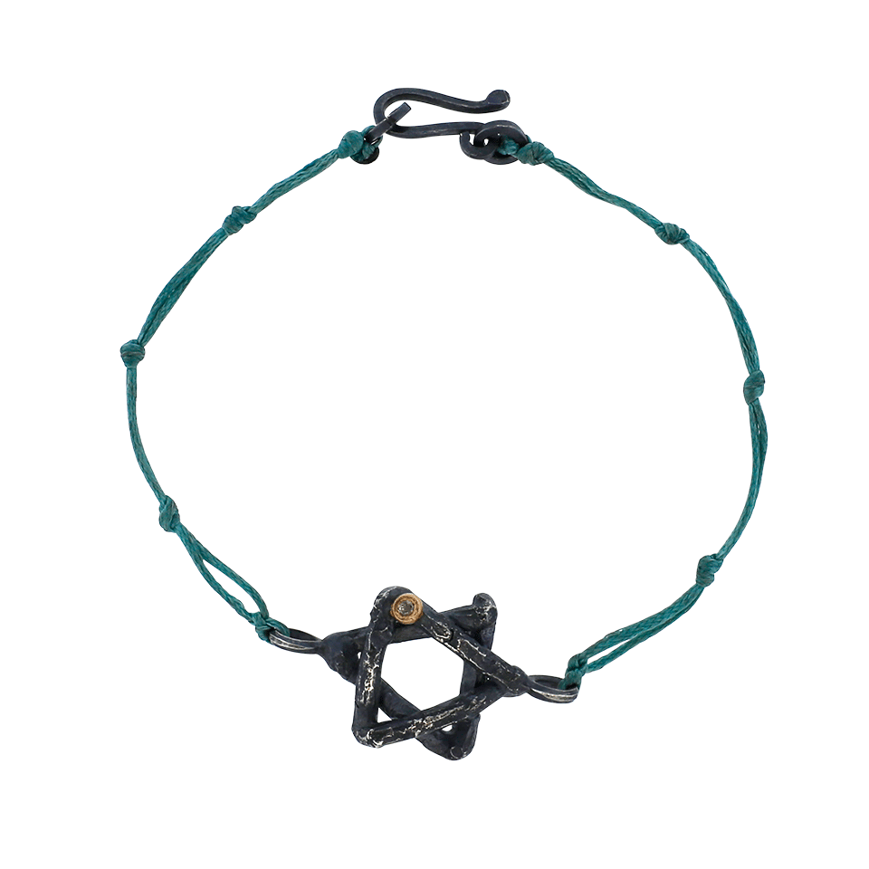 BOAZ KASHI-Star Of David Diamond Bracelet-SILVER