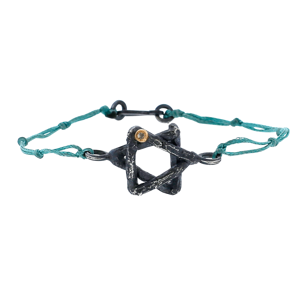 BOAZ KASHI-Star Of David Diamond Bracelet-SILVER
