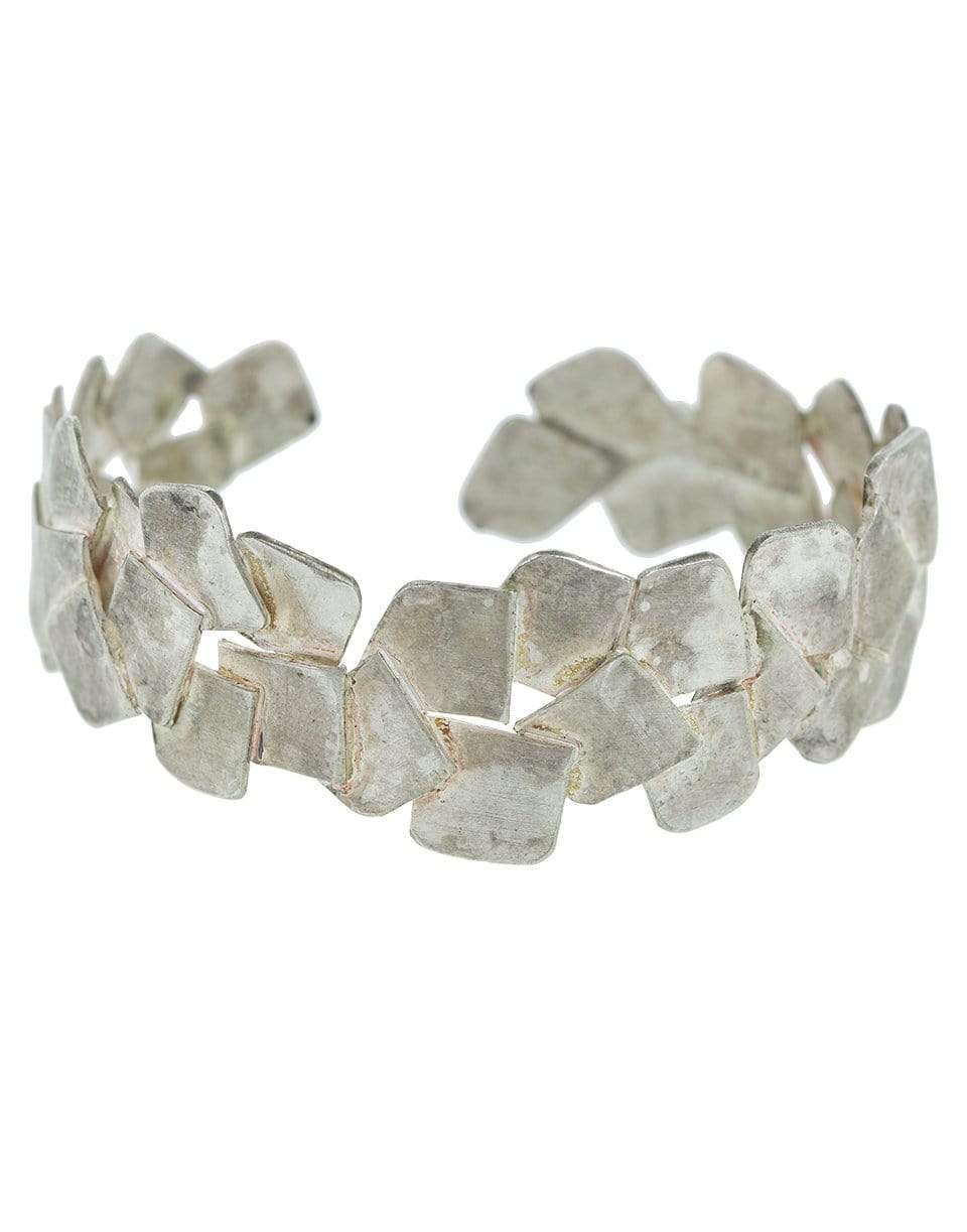BOAZ KASHI-Silver Cut Out Bracelet-SS