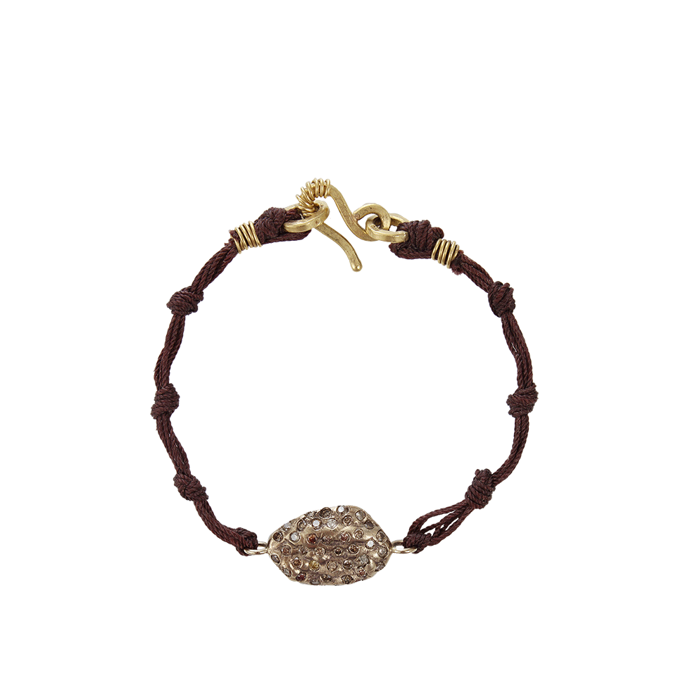 BOAZ KASHI-Kiyojo Knotted Bracelet With Diamonds-WHITE GOLD