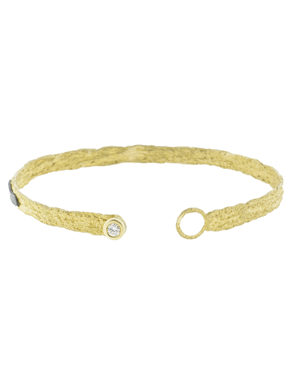 BOAZ KASHI-Diamond Bangle-YELLOW GOLD