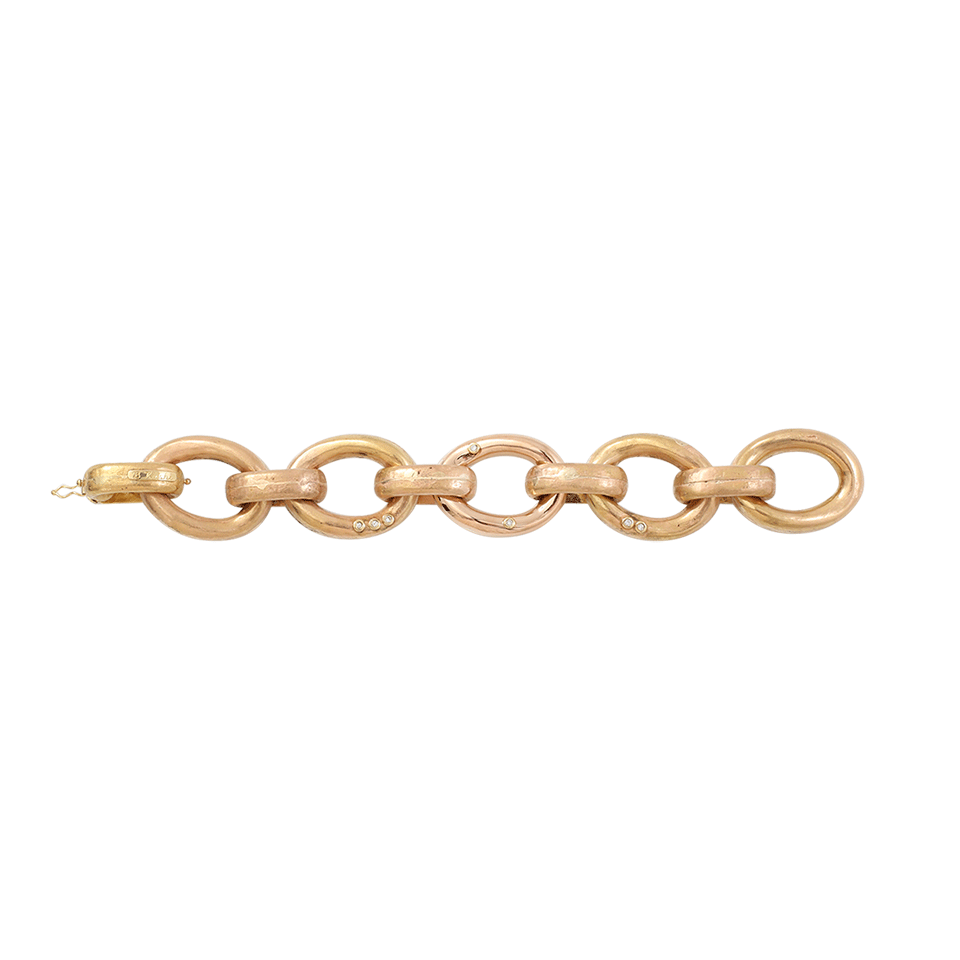 BOAZ KASHI-Reversible Gold Link Bracelet-YELLOW GOLD