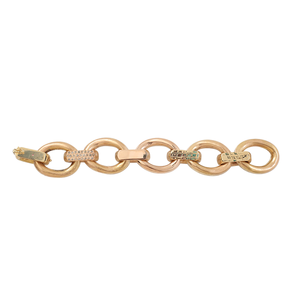 BOAZ KASHI-Reversible Gold Link Bracelet-YELLOW GOLD