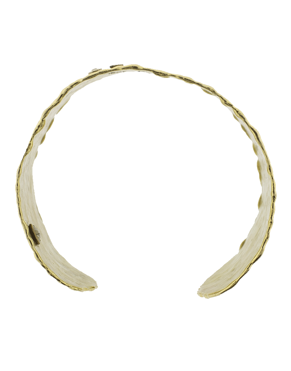BOAZ KASHI-Wide Cuff-YELLOW GOLD