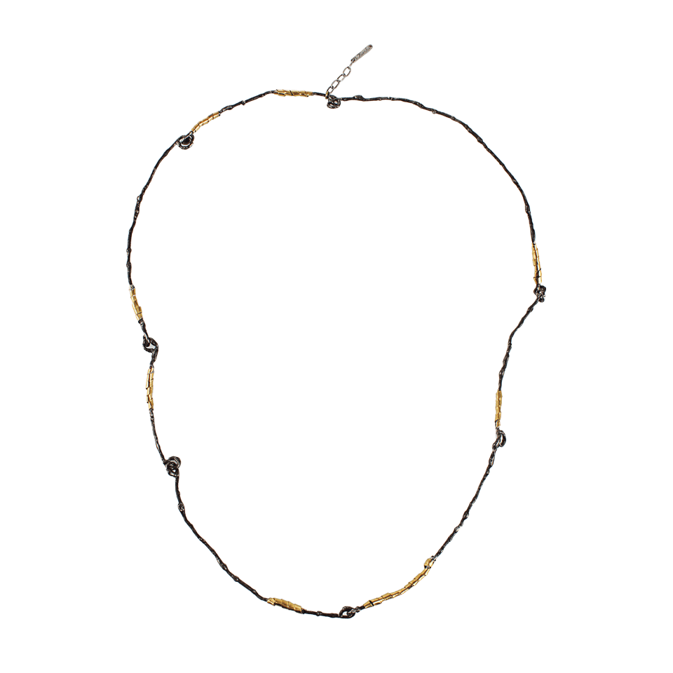 BOAZ KASHI-Mixed-Metal Extreme Necklace-SLVR/GLD