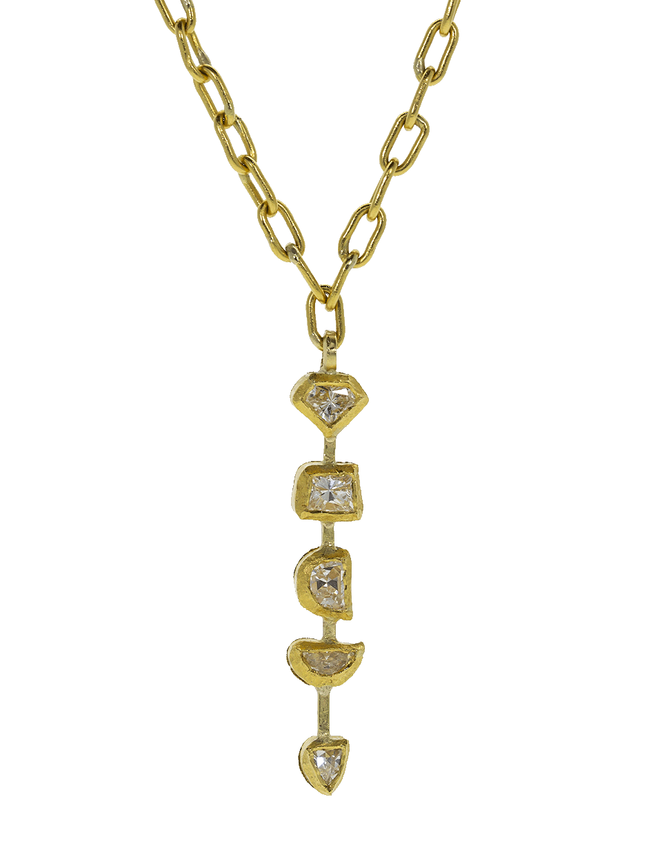BOAZ KASHI-Diamond Necklace-YELLOW GOLD
