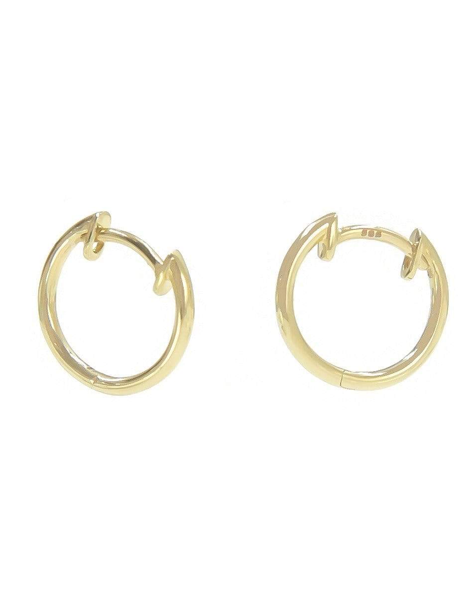 BONDEYE JEWELRY-Yellow Gold Dylan Medium Earrings-