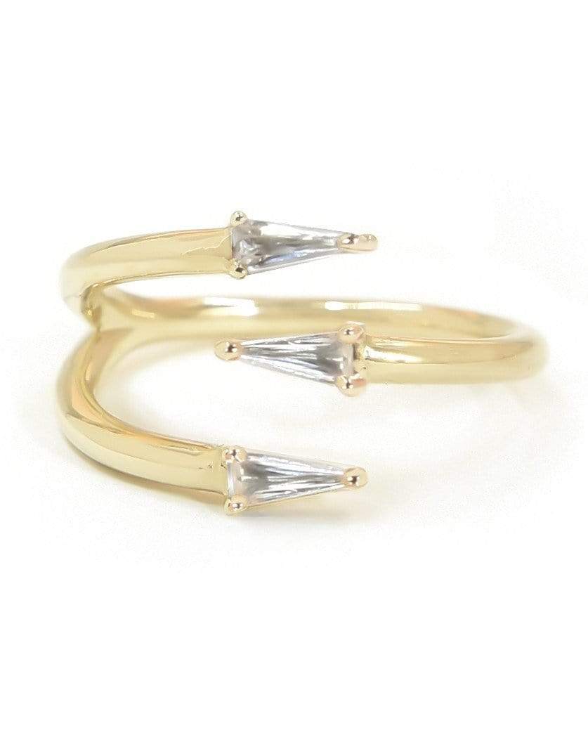 BONDEYE JEWELRY-Bia White Topaz Ring-
