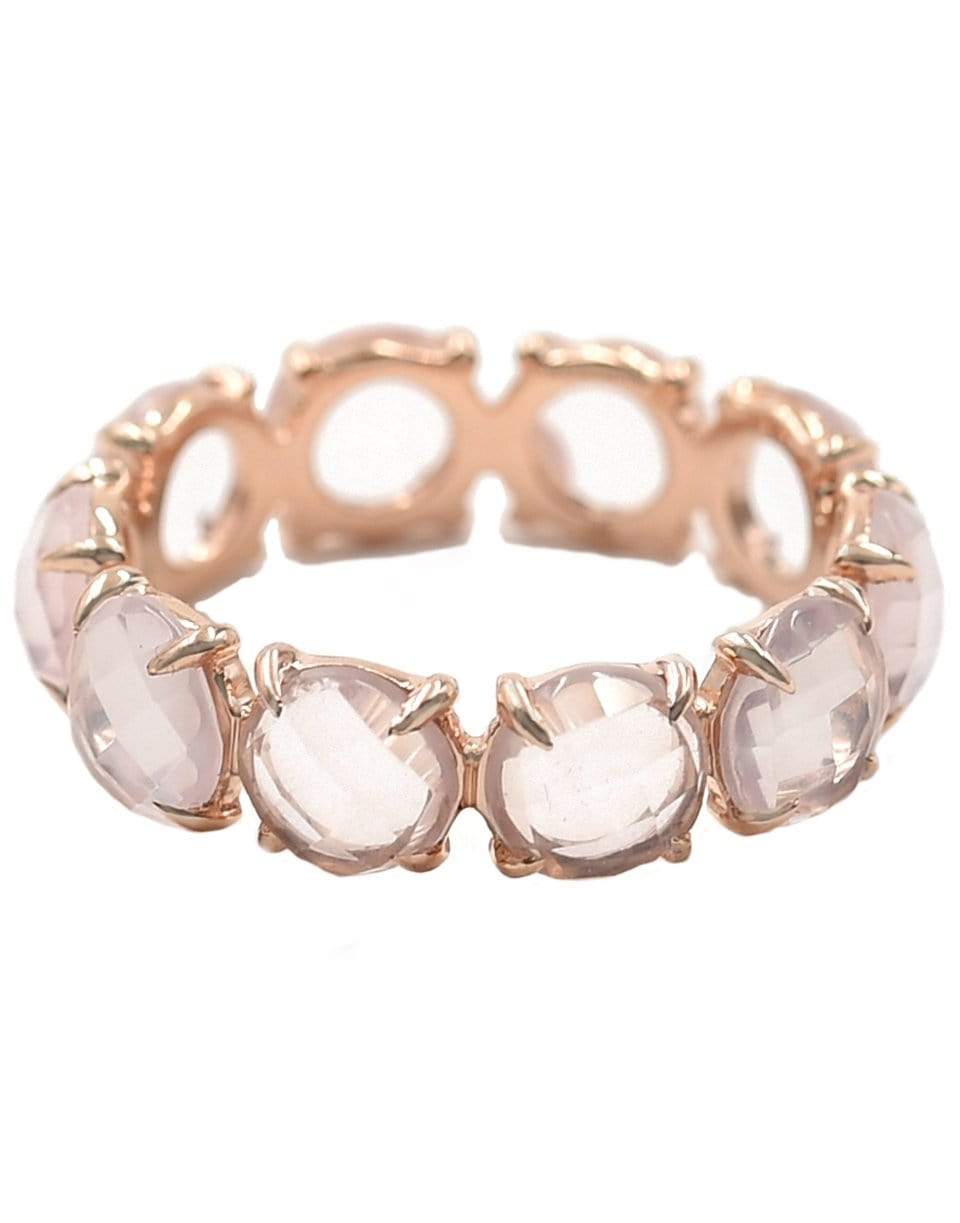BONDEYE JEWELRY-Rose Quartz Eternity Band-ROSE GOLD