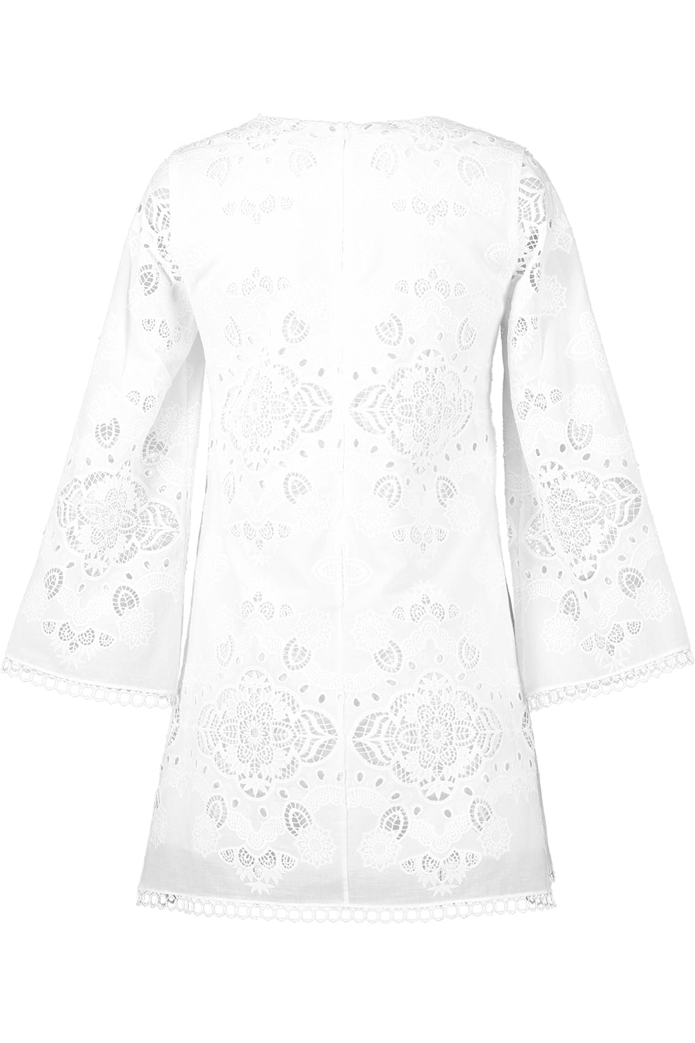 Stevie Dress - Ivory-IVORY-2-CLOTHINGDRESSCASUAL-BORGO DE NOR