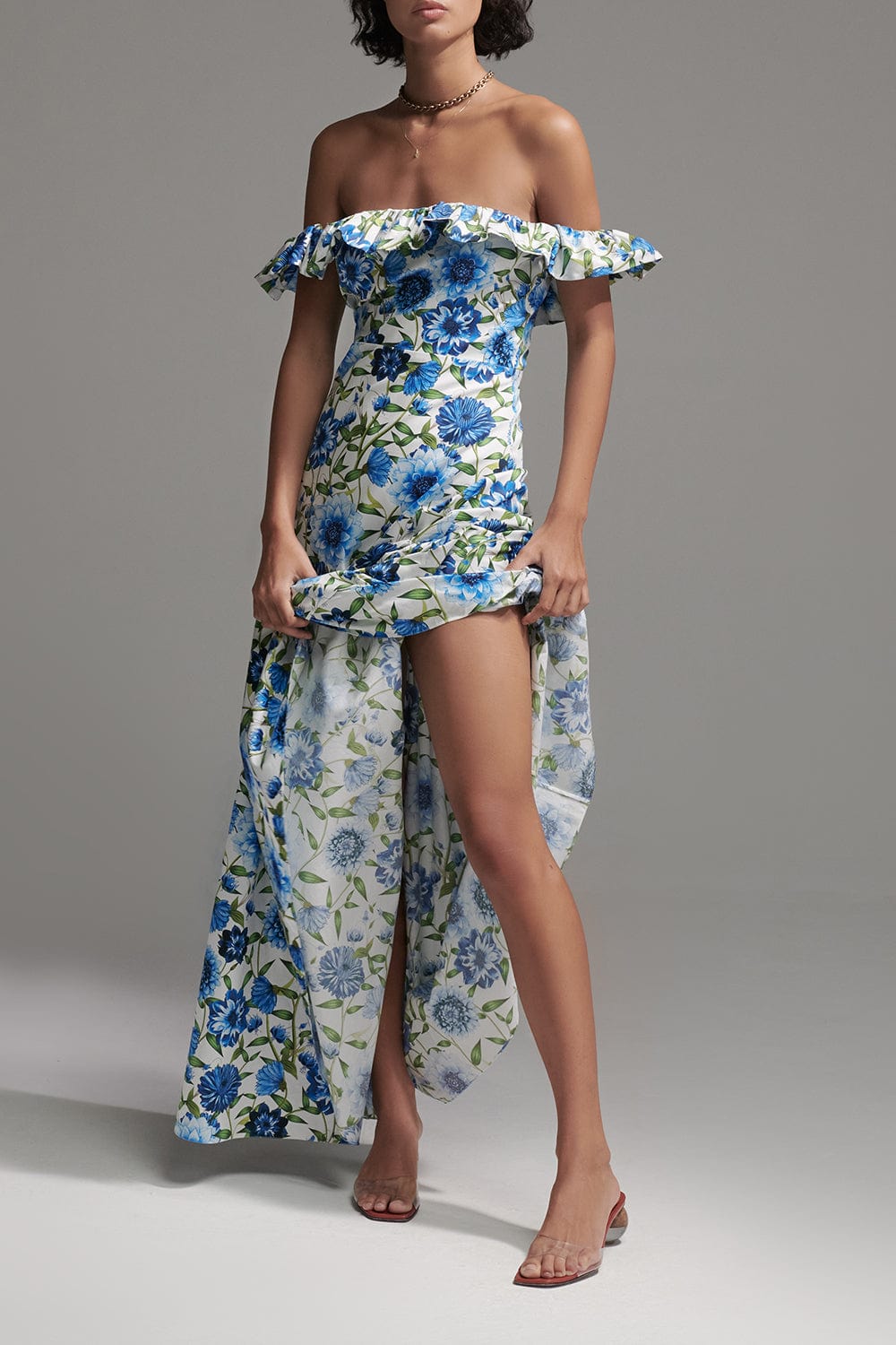 BORGO DE NOR-Farrah Off Shoulder Dress-