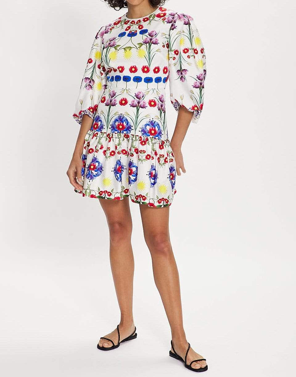 BORGO DE NOR-Tabi Mini Half Sleeve Floral Dress-