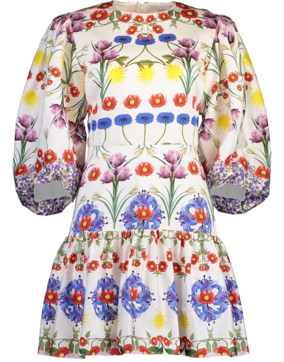 BORGO DE NOR-Tabi Mini Half Sleeve Floral Dress-