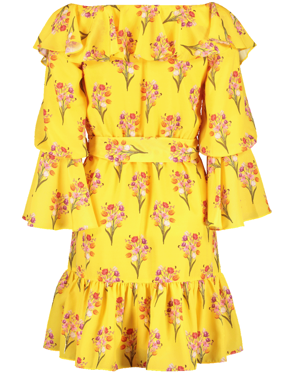 BORGO DE NOR-LouLou Crepe Off Shoulder Dress-