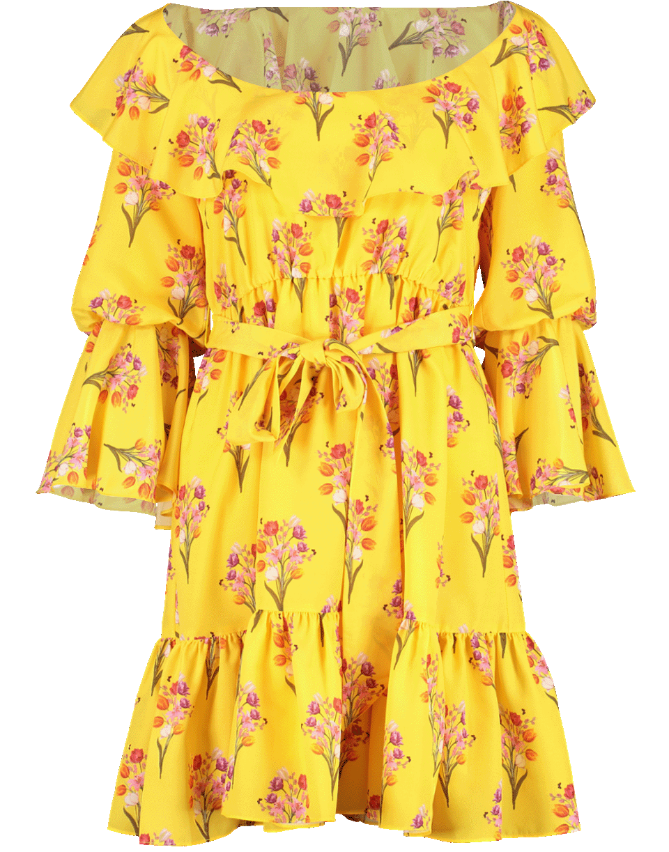BORGO DE NOR-LouLou Crepe Off Shoulder Dress-