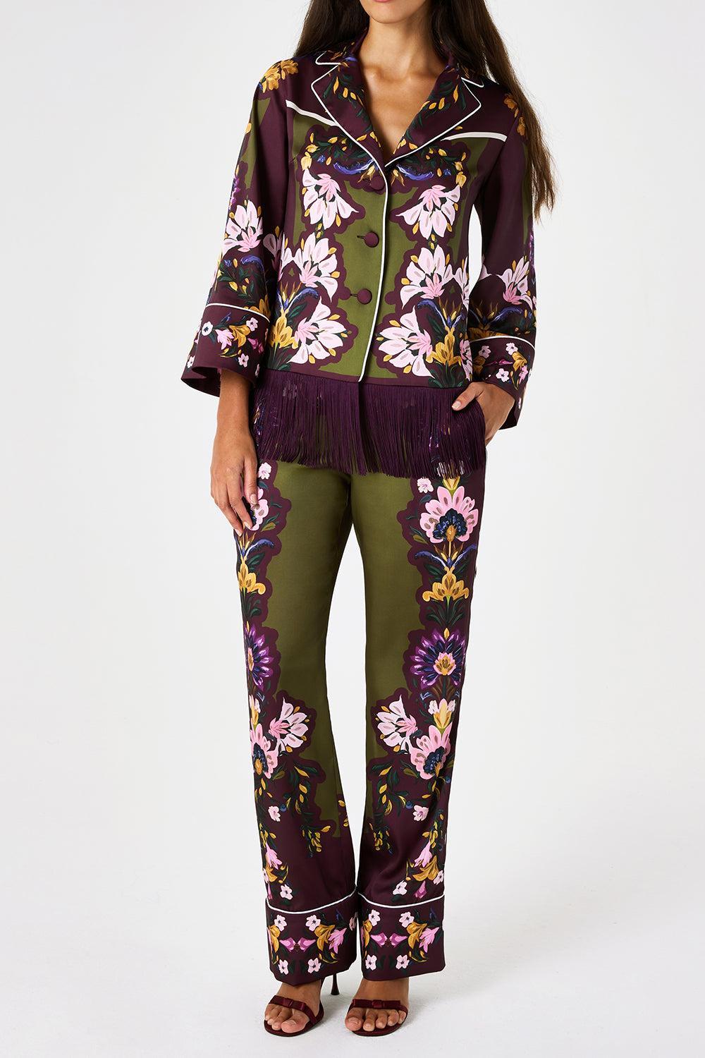  Calliope Fringe Jacket-FLORAL-2-CLOTHINGJACKETCASUAL-BORGO DE NOR 