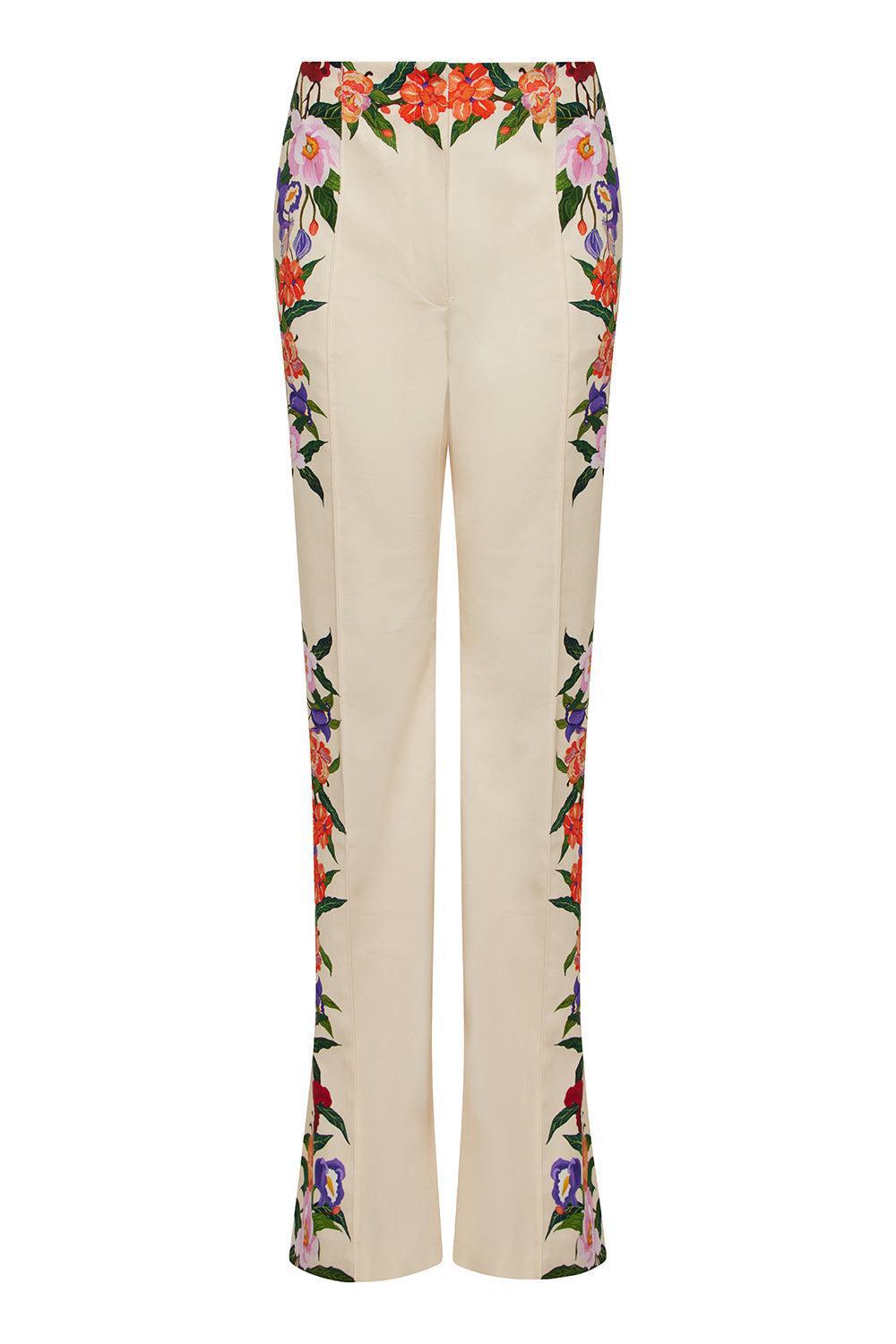 MORGAN TROUSERS-TOL/CRM-4-CLOTHINGPANTWIDE LEG-BORGO DE NOR