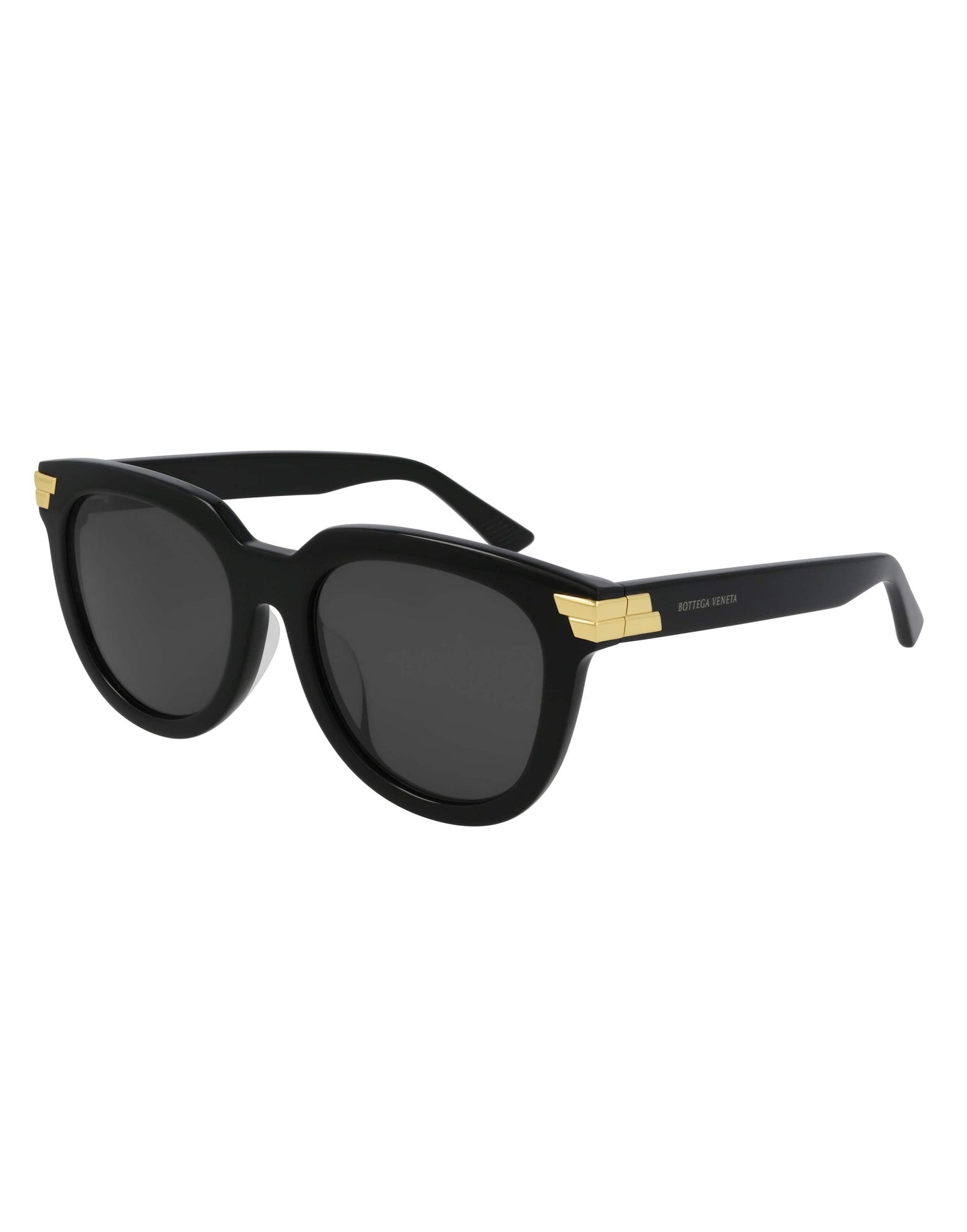 BOTTEGA VENETA-Black Acetate Sunglasses-BLACK