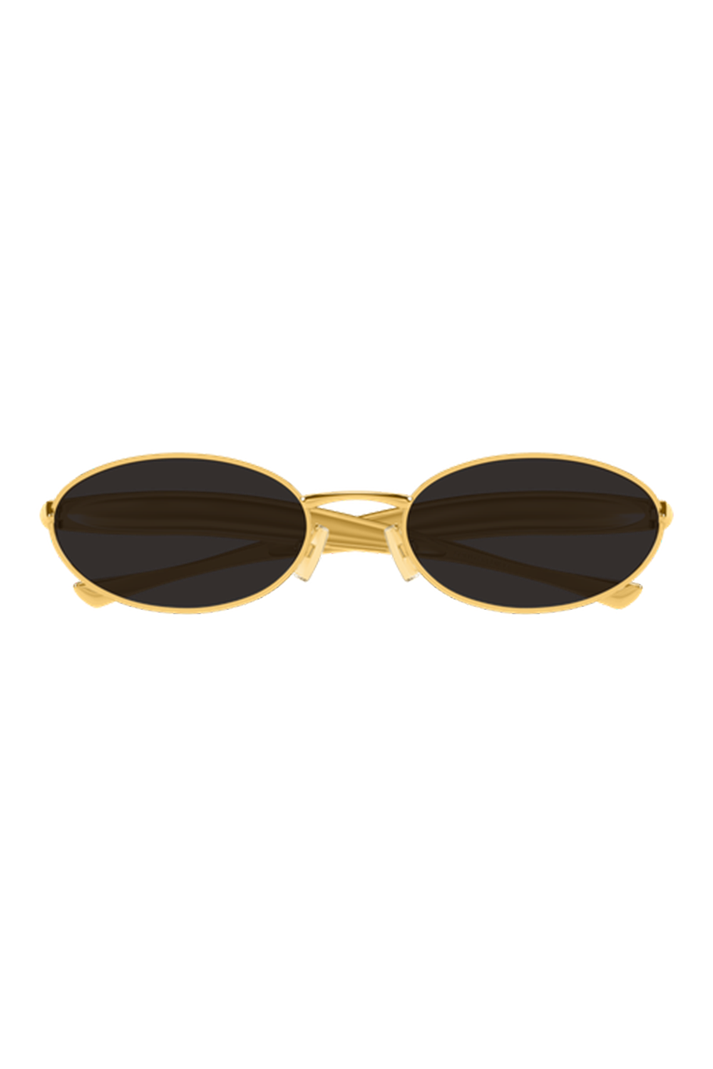 Sardine Oval Sunglasses-GLDGDGRY-ACCESSORIESUNGLASSES-BOTTEGA VENETA