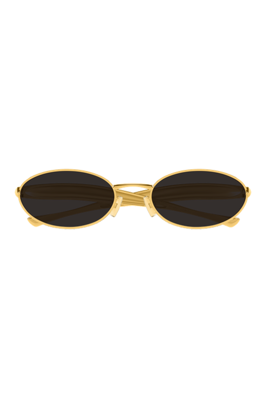 Sardine Oval Sunglasses-GLDGDGRY-ACCESSORIESUNGLASSES-BOTTEGA VENETA
