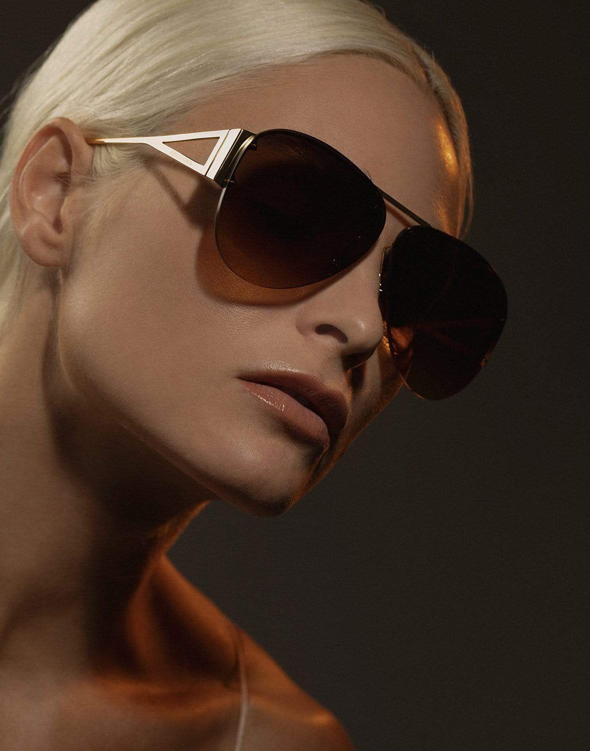 BOTTEGA VENETA-BV1066S Sunglasses-GOLD
