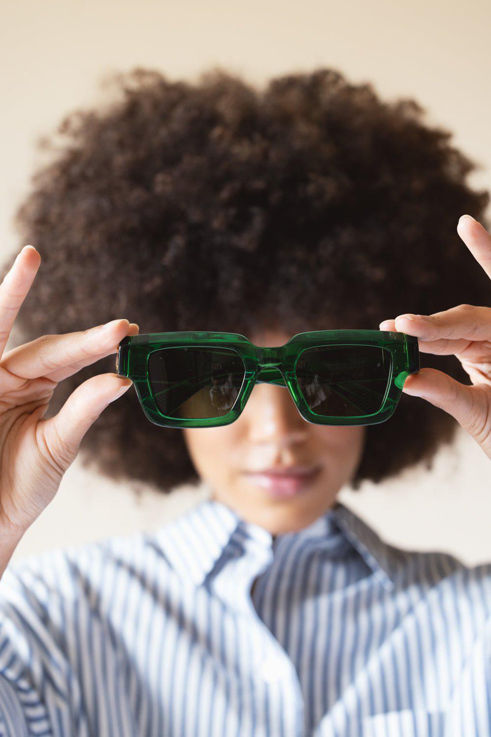 BOTTEGA VENETA-Unapologetic Sunglasses - Green-GRN/GRN