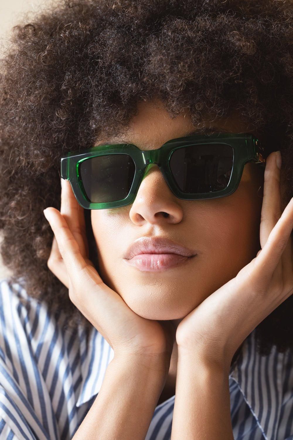 BOTTEGA VENETA-Unapologetic Sunglasses - Green-GRN/GRN
