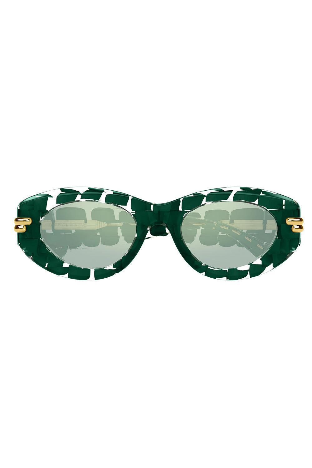 Oval Sunglasses - Green
