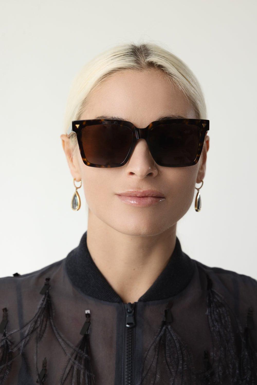 BOTTEGA VENETA-Classic Sunglasses - Tortoise-TORTOIS