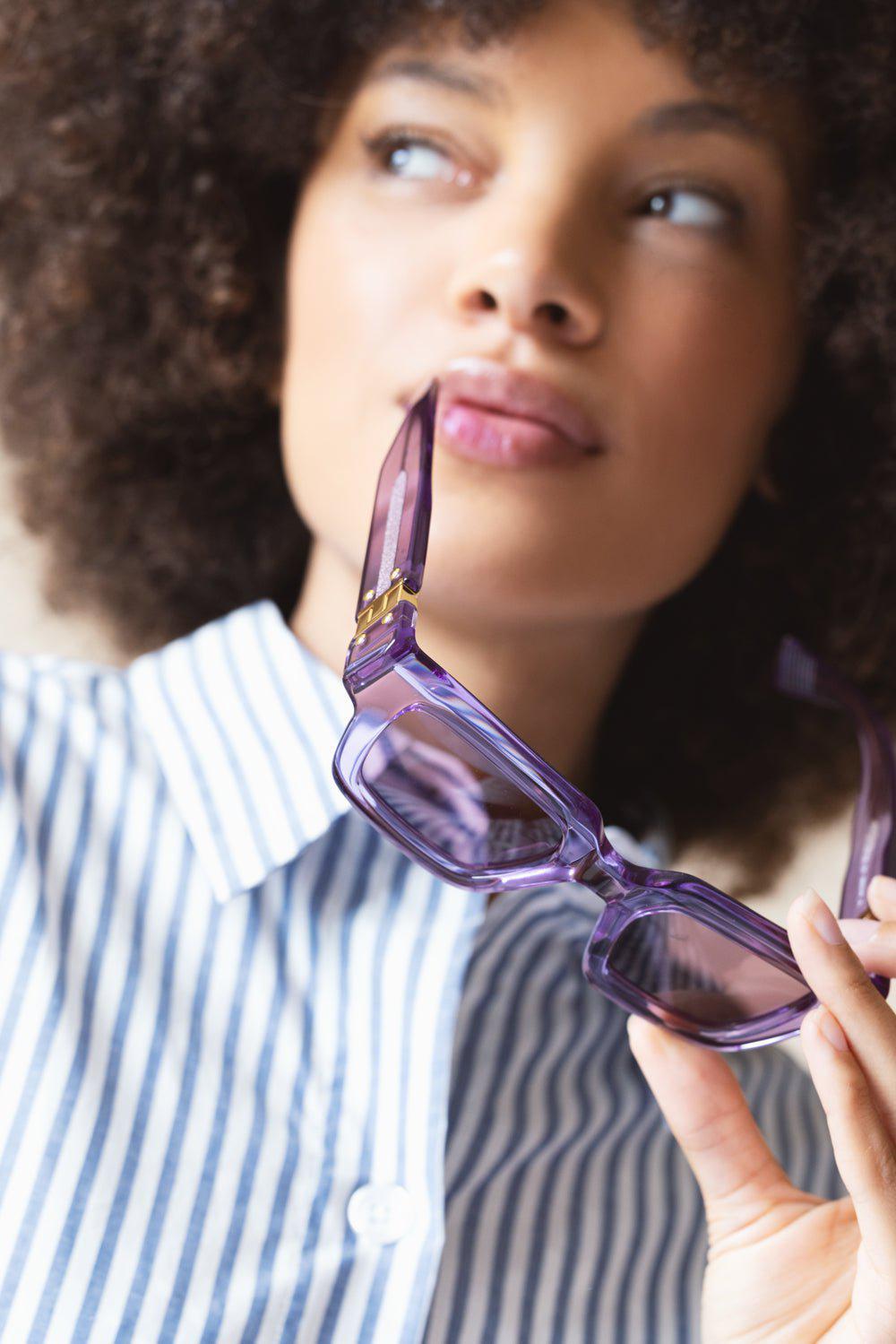 BOTTEGA VENETA-Unapologetic Sunglasses - Violet-VIOLET