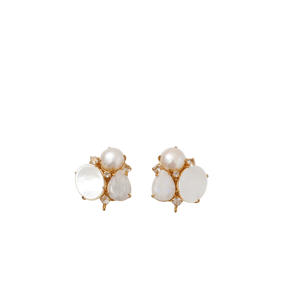 BOUNKIT JEWELRY-Moonstone And Mother Of Pearl Earrings-PEARL